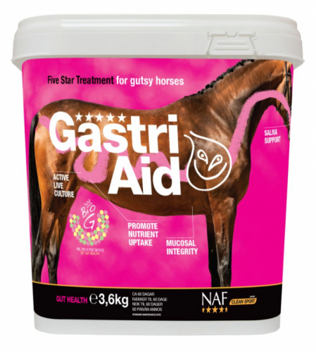 GastriAid Pulver Naf 3,6kg i gruppen Hst / Tillskott / Mage hos Charlies Hst (202227090003)