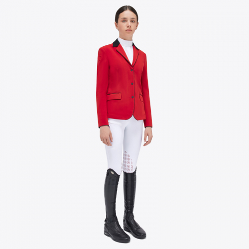 GP Girls Zip Competition Jacket CT Red i gruppen Ryttare / Barnklder / Tvlingsklder hos Charlies Hst (1079144040)