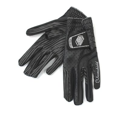 Gloves Swarovski Black i gruppen Ryttare / Tillbehr & Accessoarer / Ridhandskar hos Charlies Hst (1079220120)