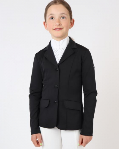 Junior Competition Jacket Crystals Black i gruppen Ryttare / Barnklder / Tvlingsklder hos Charlies Hst (1088140120)