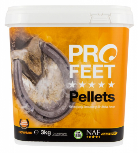 Pro Feet Pellets Naf 3kg i gruppen Hst / Tillskott / Hovar hos Charlies Hst (202227310003)