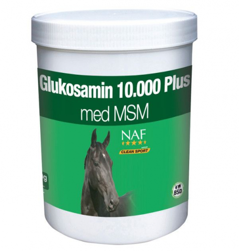 Glukosamin 10.000 Plus MSM Naf 900g i gruppen Hst / Tillskott / Leder & Muskler hos Charlies Hst (202227320000)