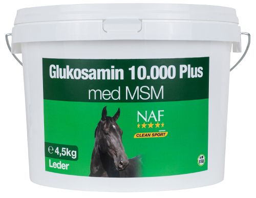 Glukosamin 10.000 Plus MSM Naf 4,5kg i gruppen Hst / Tillskott / Leder & Muskler hos Charlies Hst (202227320001)