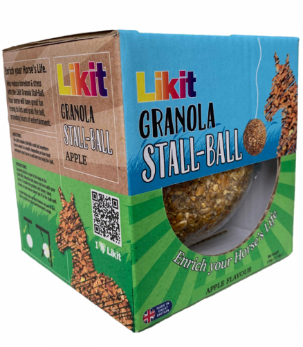 Likit Granola Stall Ball 1,6kg Apple i gruppen Hst / Tillskott / Hstgodis hos Charlies Hst (208527030000)