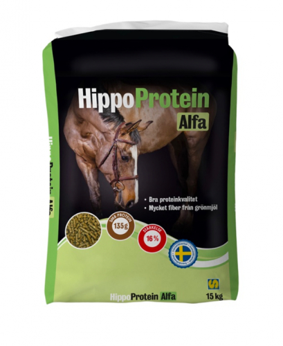 Hippo Protein Alfa 15kg i gruppen Foder hos Charlies Hst (507427032000)