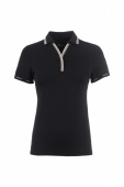 Ladies Polo Pique Shirt Function Black