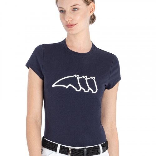 Celiac T-Shirt Dam Navy i gruppen Ryttare / Damklder / Ridtoppar & T-Shirts hos Charlies Hst (1027161630)