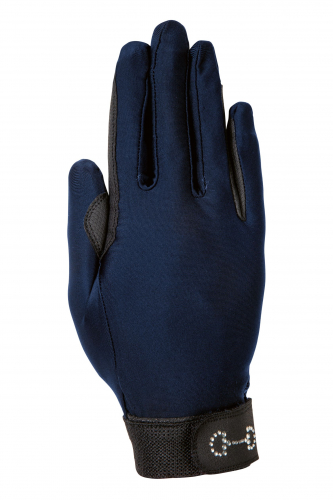 Ridhandske Monaco Style Deep Blue i gruppen Ryttare / Tillbehör/Accessoarer / Handskar hos Charlies Häst (1084220630)