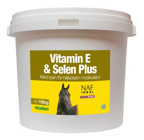 Vitamin E, Selen & Lysin Pulver Naf 10kg i gruppen Häst / Tillskott / Prestation hos Charlies Häst (202227130010)
