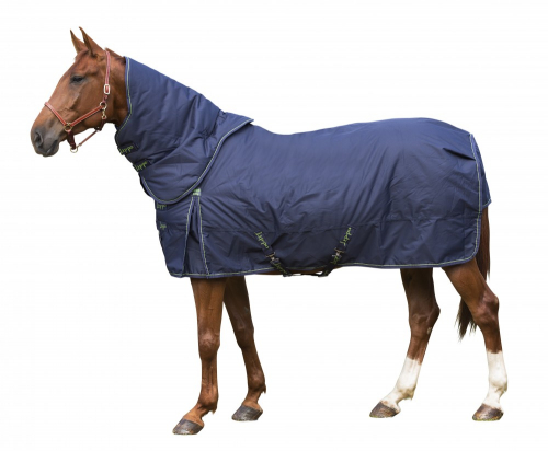 Basic Täcke Plus 400 Gram Med Avtagbar Hals Marin/Grön i gruppen Kampanjer / Horse Show Erbjudande Elmia / Hose Show Erbjudande - minst 10% Rabatt!* hos Charlies Häst (2036061230)