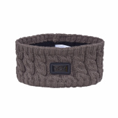 DIGBY LADIES KNITTED BAND KINGSLAND ONESIZE BROWN CHOCOLATE CHIP