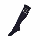 Klgambell Ladies Wool-Mix Knee Sock Navy