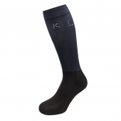 KLDALARY SHOW SOCK WITH CRYSTALS 2-PACK ONESIZE NAVY