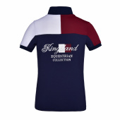 Kljean Junior Tec Pique Polo Shirt Navy Blazer