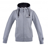 Unisex Hood Sweat Jacket Light Grey