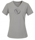 Klolania Ladies V-Neck Shirt Light Grey
