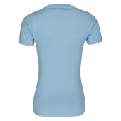 KLHelena Ladies V-Neck Shirt Blue Faded Denim