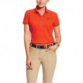 WOMENS PRIX POLO 2.0 ARIAT RED CLAY