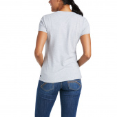 Womens Authentic Logo T-Shirt Grey