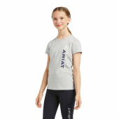 Vertical Loggo Junior T-Shirt Heather Grey