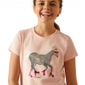 Youth Roller Pony T-Shirt Blushing Rose