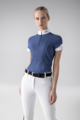 Colid Short Sleeve Dam Tvlingsskjorta Indigo Blue