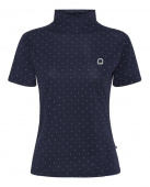 APTIC SS HIGH NECK EQUIPAGE NAVY/DOT