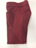 TOULOUSE BREECHES FULLSEAT SILICONE EQUIPAGE POMEGRANATE