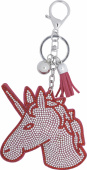 UNICORN KEYRING EQUIPAGE SILVER/RD