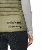 Ct Team Red Stripe Quilted Vest Grn