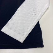 Jersey W Perforated Navy