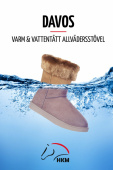 DAVOS ALL WEATHER BOOTS TAUPE
