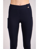 Michelle Pull On Full Grip Tights Navy/Rosegold