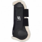 Cordell Tendon Boots With Fur Black