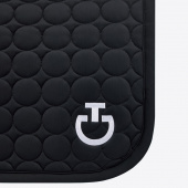 Circle Quilted Saddle Pad Full Black